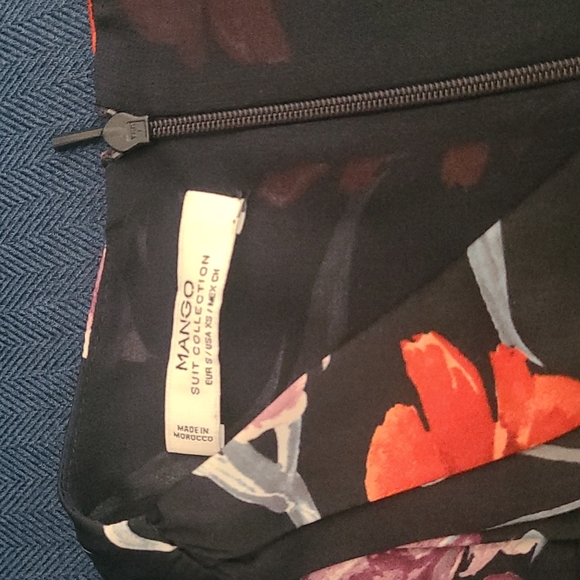 Mango Silk Floral Blouse - Picture 2 of 2